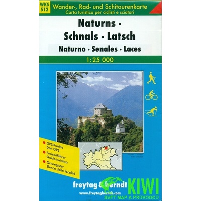 Turistická mapa Naturns-Schnals-Latsch :