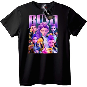 NOONEBRAND Тениска RUMI Герои - 2XL, Black