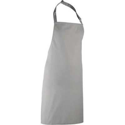 Premier Workwear Klasická zástěra za krk PR150 Silver Pantone 428 72x86cm