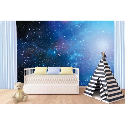 DIMEX ART Самозалепваща се флизелинова фототапета космически фон 375 x 250 см
