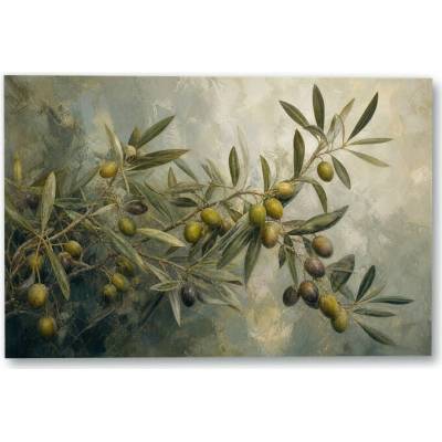 Plakát – Olivové větve se zrajícími plody 135 × 90 cm Bez rámu Ne Bez rámu