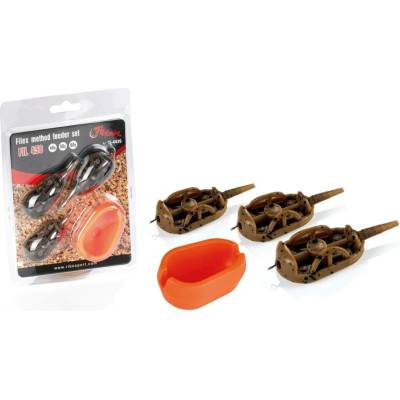 Set krmítek Filfishing Filex Method Feeder 40,50,60 g + Formička