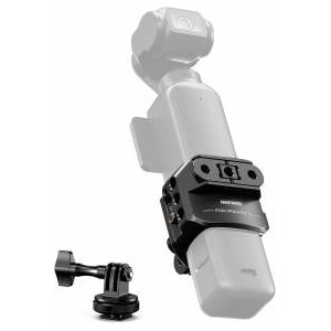 NEEWER Pocket 3 Cage Gimbal Video Recording Device made of aluminum alloy with action camera extension adapter, 1/4 thread, cold shoe, compatible with DJI Osmo Pocket 3 Creator Combo AC009