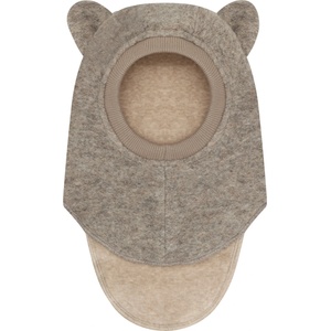 Huttelihut Детска зимна шапка (beanie) Huttelihut Kid's Balaclava Ears Wool Balaclava - Camel Melange - размер 50 cm (904-6673-0112)