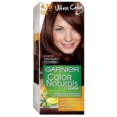 Garnier Color Naturals Krémová farba na vlasy 4.15 Frosty Chestnut