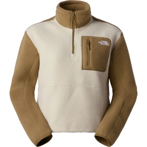 The North Face Дамски поларен пуловер The North Face Women's Yumiori 1/4 Zip Fleece jumper - Desert Stone / Cedar / Cedar (105-6483-0713)