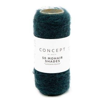 50 MOHAIR SHADES Katia Farby 50 MOHAIR: 30 fľašková zelená