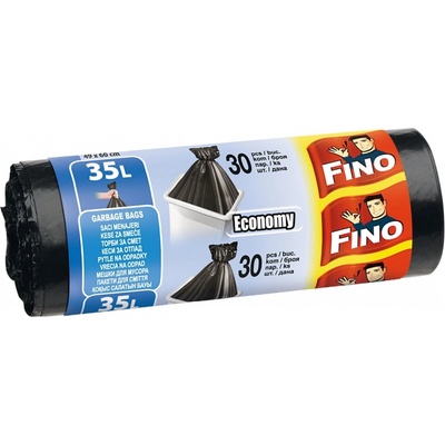 Fino Economy pytle zatahovací 35 l HDPE 8 µm 30 ks