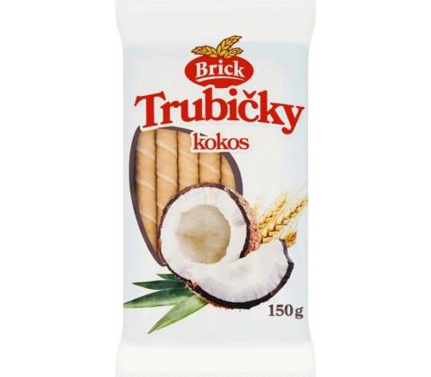 Brick Trubičky kokos 150 g