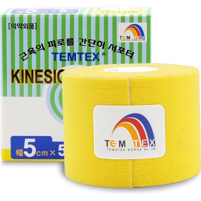 Temtex Classic tejpovací páska žltá 5 cm x 5 m