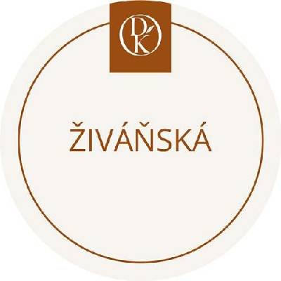 Davídkovo koření Etiketa Živáňská béžová průměr 4,5 cm 1 ks