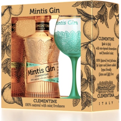 Mintis gin Clementine 41,8% 0,7 l ( 1 sklenice)