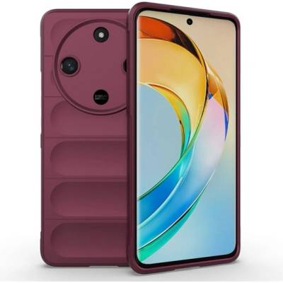 Gigapack Honor Magic 6 Lite GIGAPACK Силиконов калъф за телефон, удароустойчив, 3D, БОРДО (GP-154377)