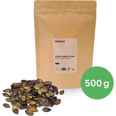 Semínka dýňová RAW 500 g BIO LIFEFOOD