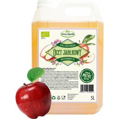 Dary Ogrodu jablečný ocet bio nefiltrovaný 5000 ml