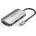 Vention Докинг станция Vention TOAHB, от USB-C към 1x USB-C(PD), 1x USB-A, 1x HDMI, 1x VGA, сива (TOAHB)