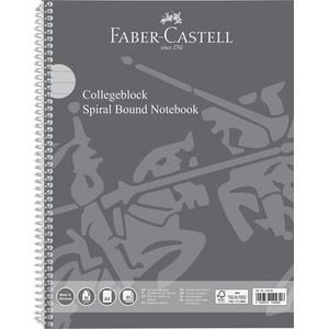 Faber-Castell Спирална тетрадка, А4, с правила, 80 листа, перфорирана, перфорирана, faber-castell 70-010-418 (70-010-418)