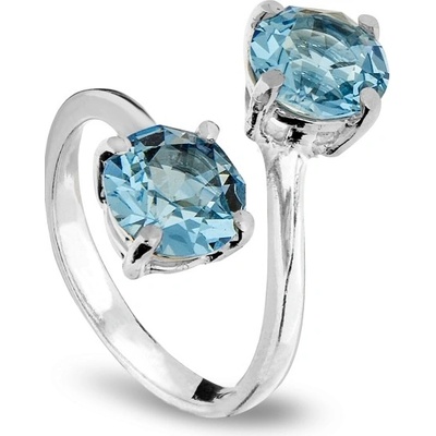 Spark Prsten modrý se Swarovski Elements Ronda PP10882AQ Aquamarine