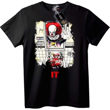 NOONEBRAND Тениска IT Пениуайз Клоун - S, White