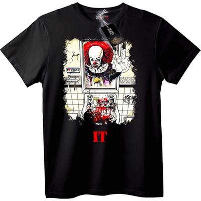NOONEBRAND Тениска IT Пениуайз Клоун - S, White