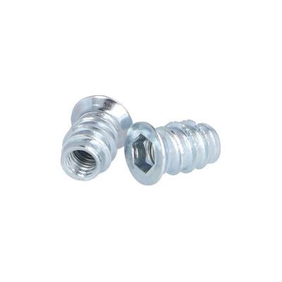 SISO Závrtná matica M-M6x10x14mm Zn