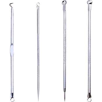 APT Sada 4 kusov ihiel, ôk a slučiek na odstránenie akné