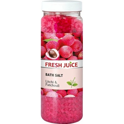 Fresh Juice Litchi & Patchouli koupelová sůl 700 g