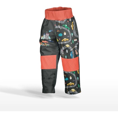Takoy Panel se střihem na softshell kalhoty barevná auta 98