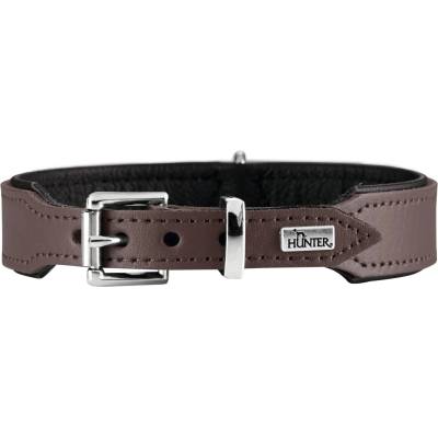 HUNTER Нашийник за куче Hunter Collar Basic Dog collar - Braun / Schwarz - размер Halsumfang 46-53 cm (057-0360-0113)