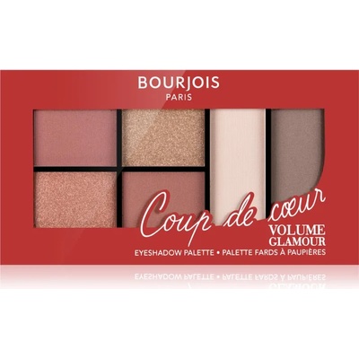 Bourjois Volume Glamour палитра от сенки за очи цвят 001 Coup De Coeur 8, 4 гр