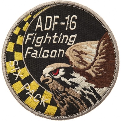 Nášivka textilná 101 Inc ADF-16 Fighting Falcon - farebná