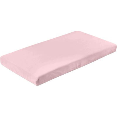 Sensillo Памучен чаршаф с ластик Sensillo - Розов, 160 х 80 cm (SILLO-22088)