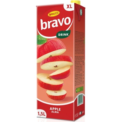 Rauch Bravo Ovocná šťava 12% jablko 1,5 l