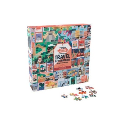 Ridley's Games Abrams 50 Awe-Inspiring Travel Destinations Bucket List 1000 dielov