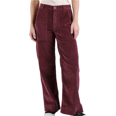 DEDICATED Дамски ежедневен панталон Dedicated Women's Workwear Pants Vara Corduroy Casual trousers - Fig Red - размер XS (107-3180-0411)