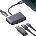 Usams US-SJ627 HUB 4w1 USB-C / 2xUSB-A 2.0, USB-A 3.0, USB-C dark grey