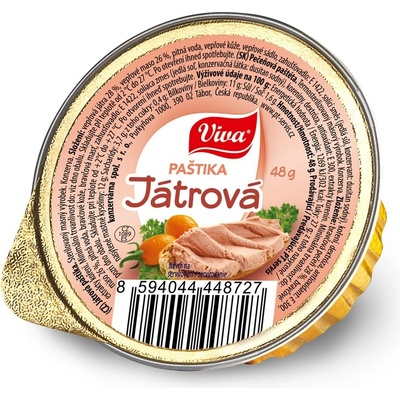 Viva Paštika játrová 30 x 48 g
