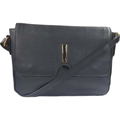 Lagen dámská kožená crossbody kabelka černá 22_2063