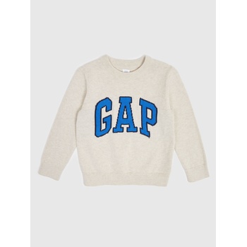 GAP Бебешки пуловер с лого на GAP GAP | Bezhov | Момчешки | 98
