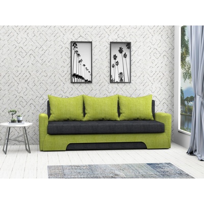 DST Канапе Diana 2-dst, зелено и черно