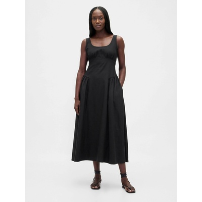 GAP Ленена макси рокля GAP GAP | Cheren | ЖЕНИ | XXS