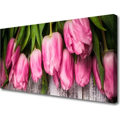 Obraz na plátně Tulipány 100x50 cm
