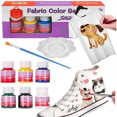Farby na textil Keep Smiling 6 x 25 ml