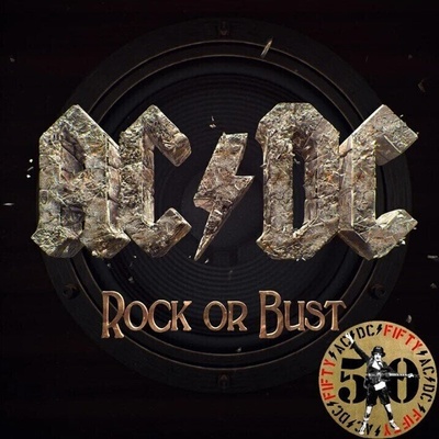 AC/DC - Rock Or Bust (Gold Coloured) (Anniversary Edition) (Gatefold Sleeve) (LP) (0196588733918)