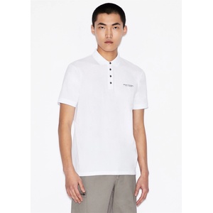 Armani Exchange Блуза с яка Armani Exchange Jersey Cotton Polo Shirt - White 1100