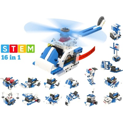 Yahboom Building:bit Super kit STEM stavebnice robotů 16v1 bez micro:bit