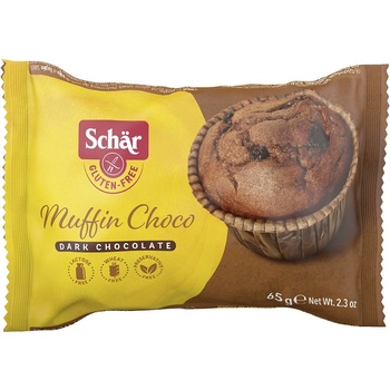 Schär Muffin Choco jemné pečivo kakaové bezgluténové 65 g