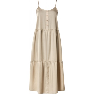 Esmara Dámské midi šaty béžová – Zbozi.Blesk.cz