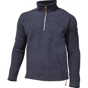 Ivanhoe of Sweden Мъжки вълнен пуловер Ivanhoe of Sweden Brodal Half Zip Wool jumper - Light Navy (005-3506-0211)