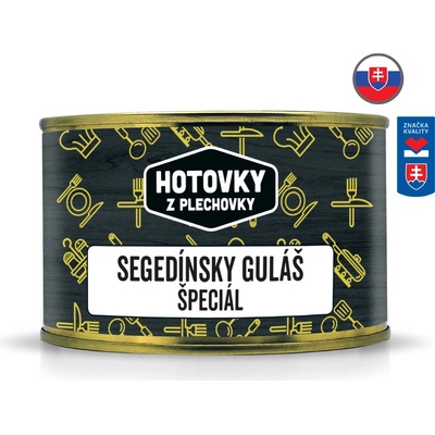 Hotovky z plechovky Segedínsky guláš špeciál 400 g